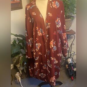 Floral Burgundy Kimmo Size 2X